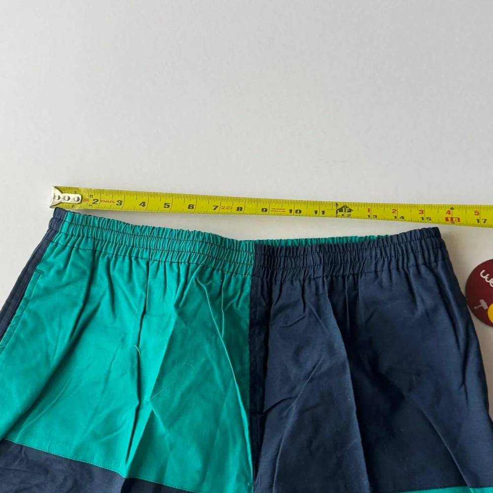Southern Surf Mens Swim Trunks L Multicolor Color Block Mesh Lined 80s Vintage
